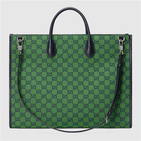 borsa gucci tessuto chiaro e verde|Borse Gucci in Scamosciato Verde .